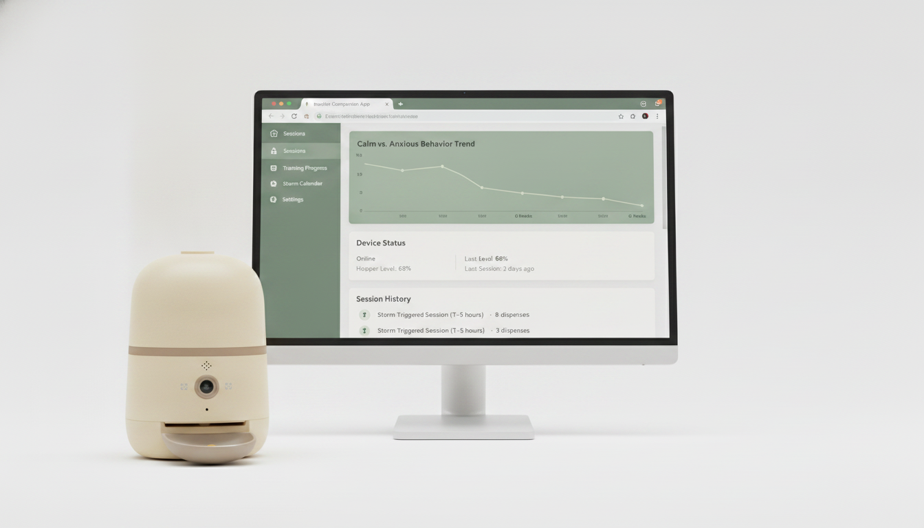 Web application dashboard